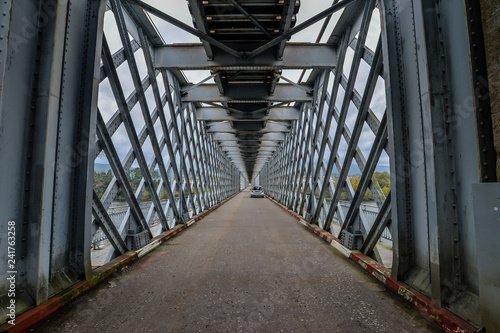 Fototapeta Naklejka Na Ścianę i Meble -  Bridge across the river Minho - Tui