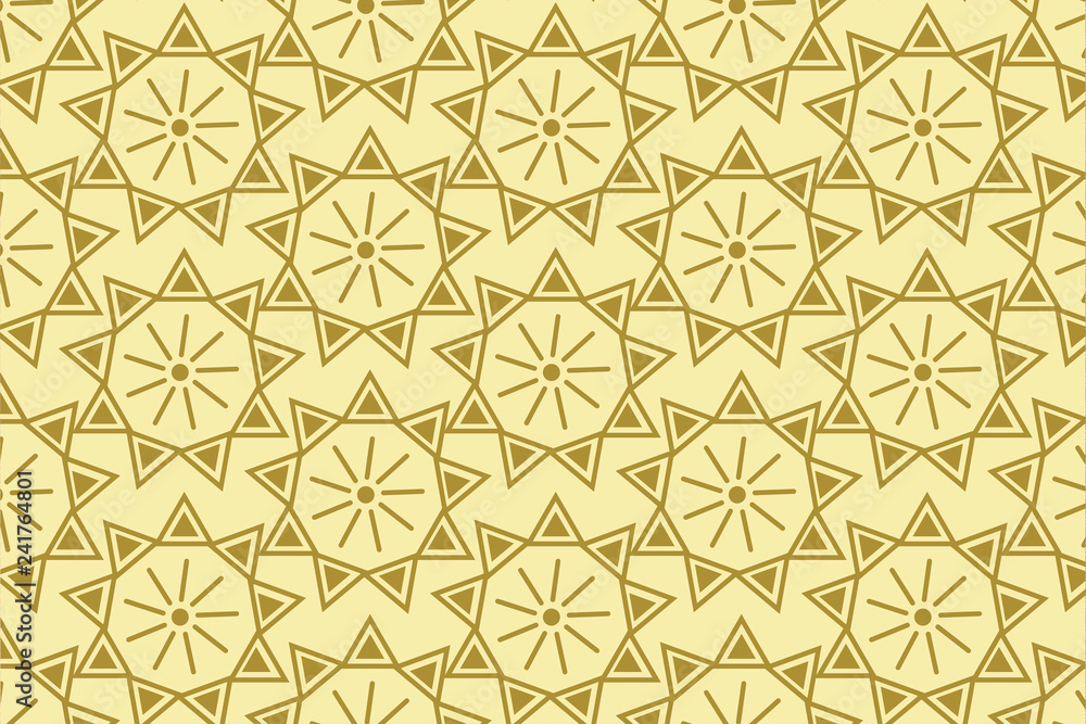 Modern and stylish digital geometric background with different shapes.	