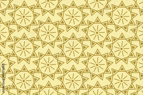 Modern and stylish digital geometric background with different shapes. 