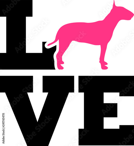 Bull terrier Love