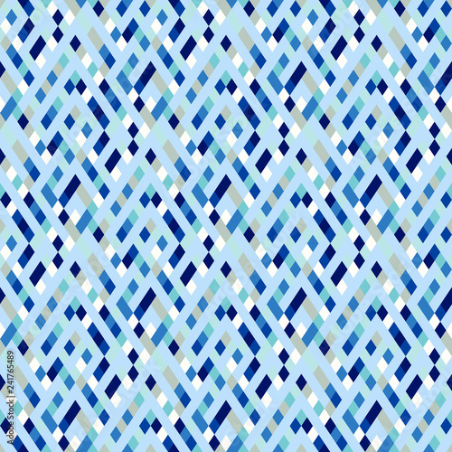 Vector geometric seamless plaid pattern with squares, checks