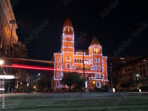 Low Angle view of the Courthouse of Bexar County in downtown San Antonio photo