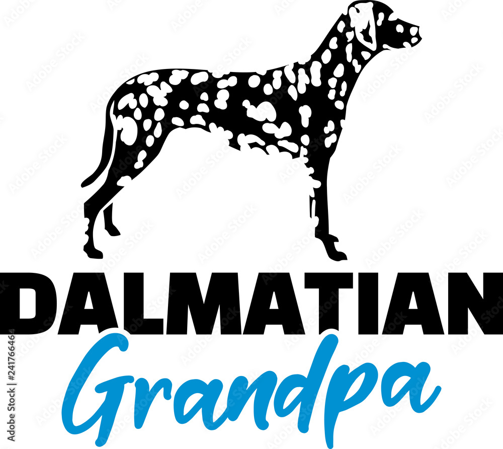Dalmatian Grandma blue