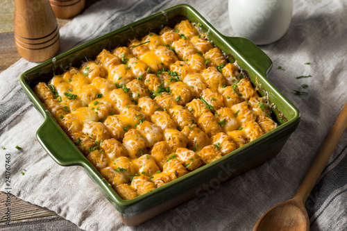 Homemade Tater Tot Hotdish Casserole