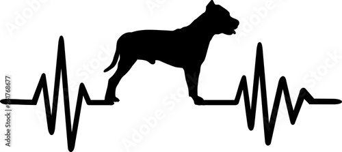 Pit Bull frequency silhouette