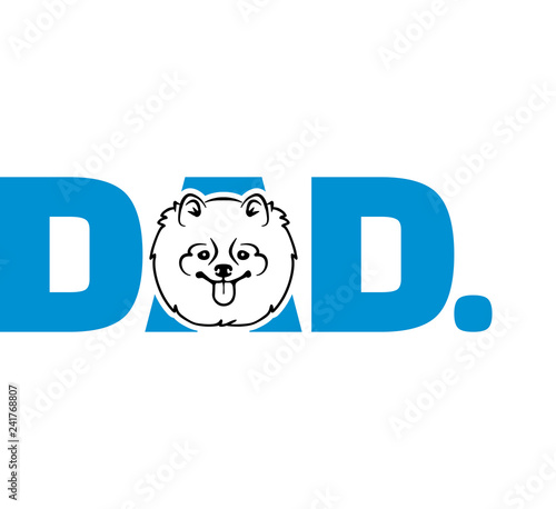 Pomeranian best dad