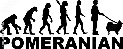 Pomeranian Evolution with name
