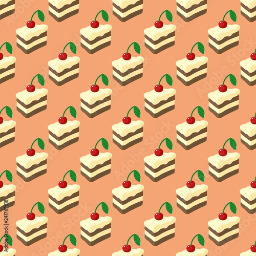 Cakes Seamless Pattern