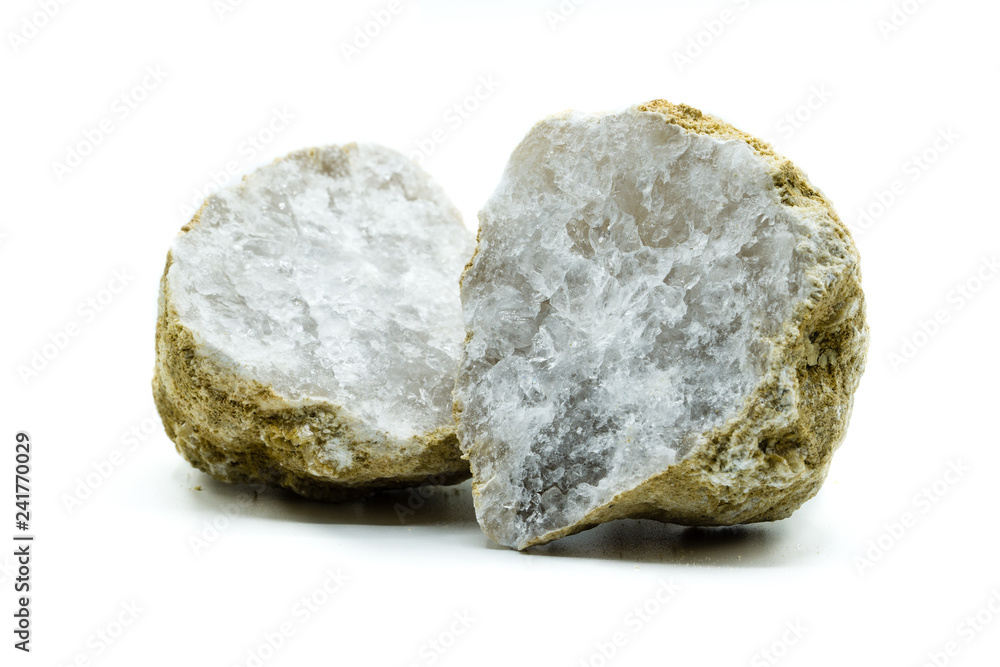 crystal stone isolated on white background