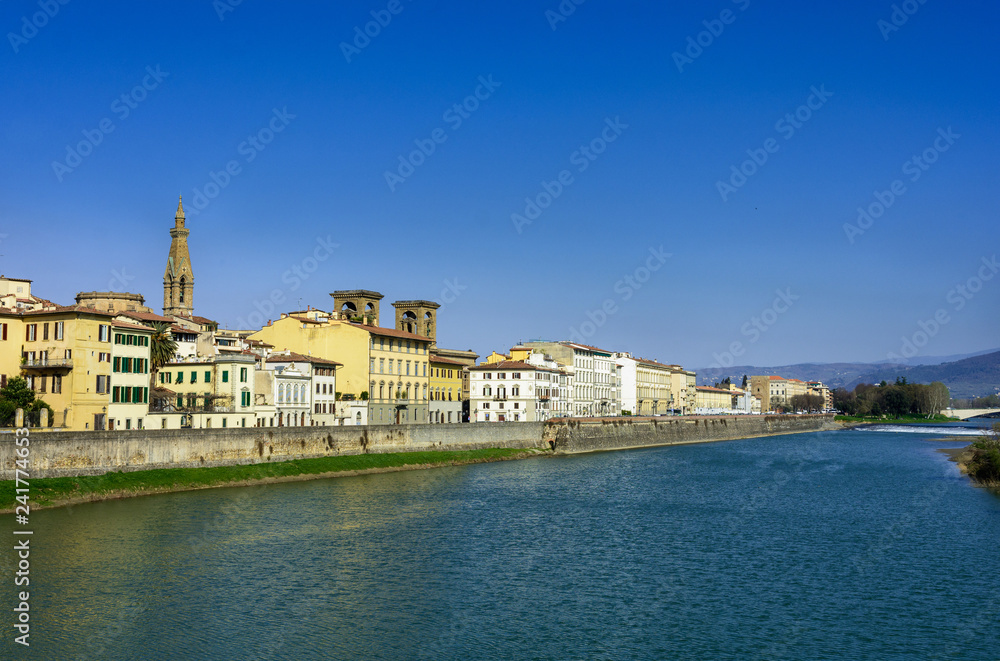 Quay of the Arno River in Florence