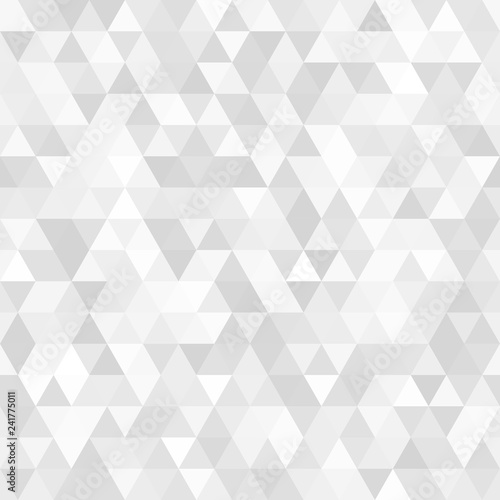 Vector abstract gray background. Seamless modern pattern. Geometric texture with triangles.