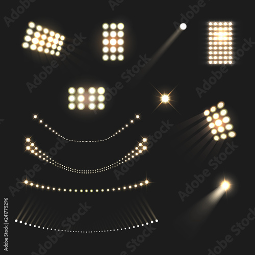 Stadium Floodights Set