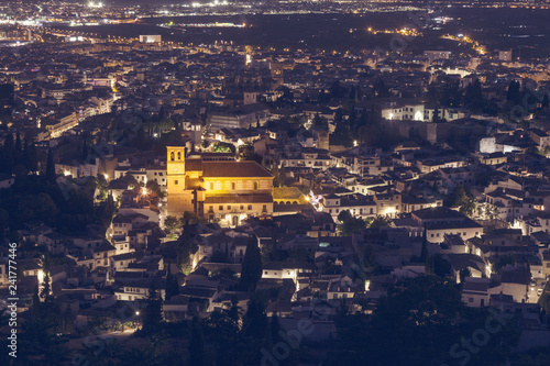 Panorama of Granada