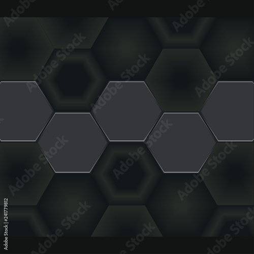 hexagonal abstract background, hexagonal background, technology innovation