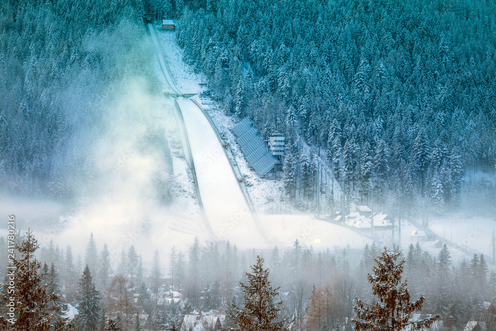 Ski jump in Zakopane