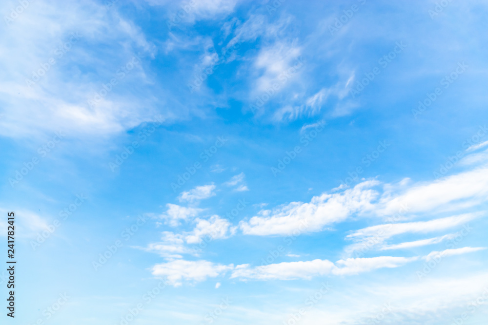 Obraz premium Blue backdrop in the air for text.