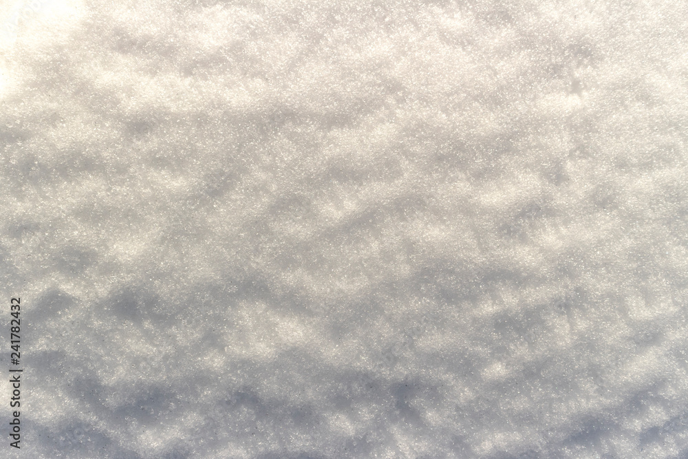 Fototapeta premium White snow surface with gradient shadows