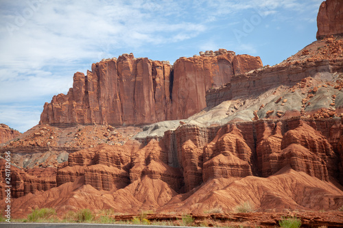 Clay Cliffs and Sandstone