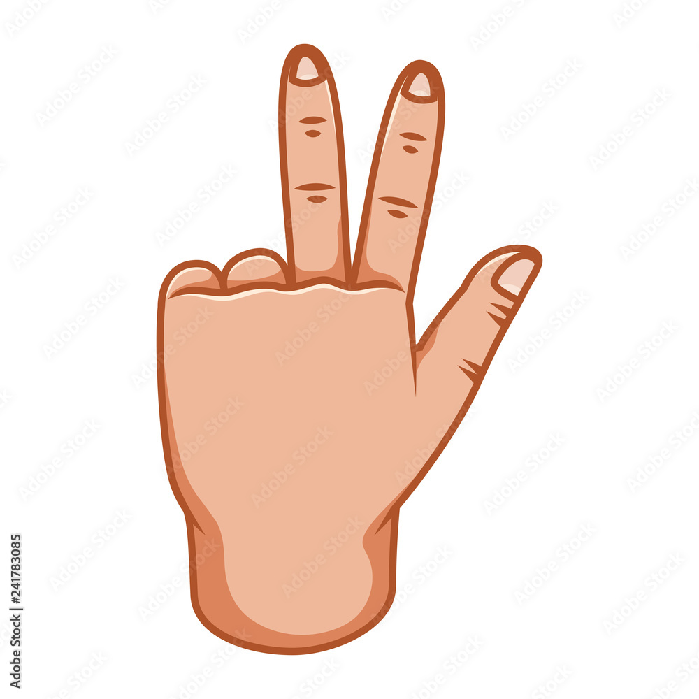 Hand gestures, great design for any purposes. Peace sign. Gesture line icon. Hand gestures illustration. Human vector gestures. White background. Hand gestures, great design for any purposes. Peace sign. Gesture line icon. Hand gestures illustration. Human vector gestures. White background.