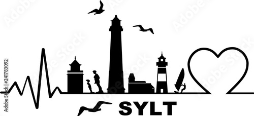 Foto Sylt Westerland Skyline Landscape