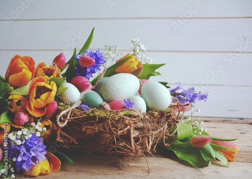 Ostern - Osternest mit Eier...