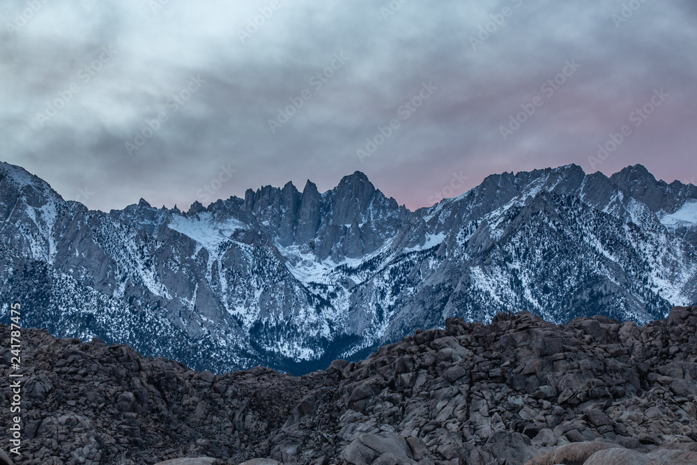 Mt. Whitney in Evening
