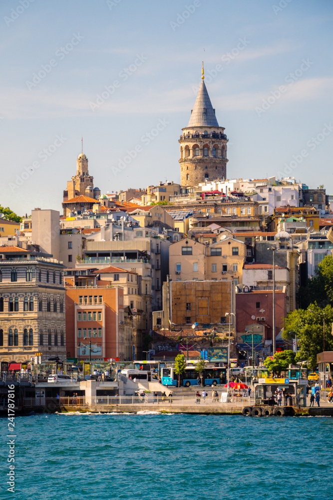  Galata Tower from Byzantium times in Istanbul