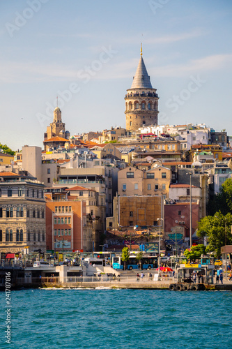  Galata Tower from Byzantium times in Istanbul © berkay08