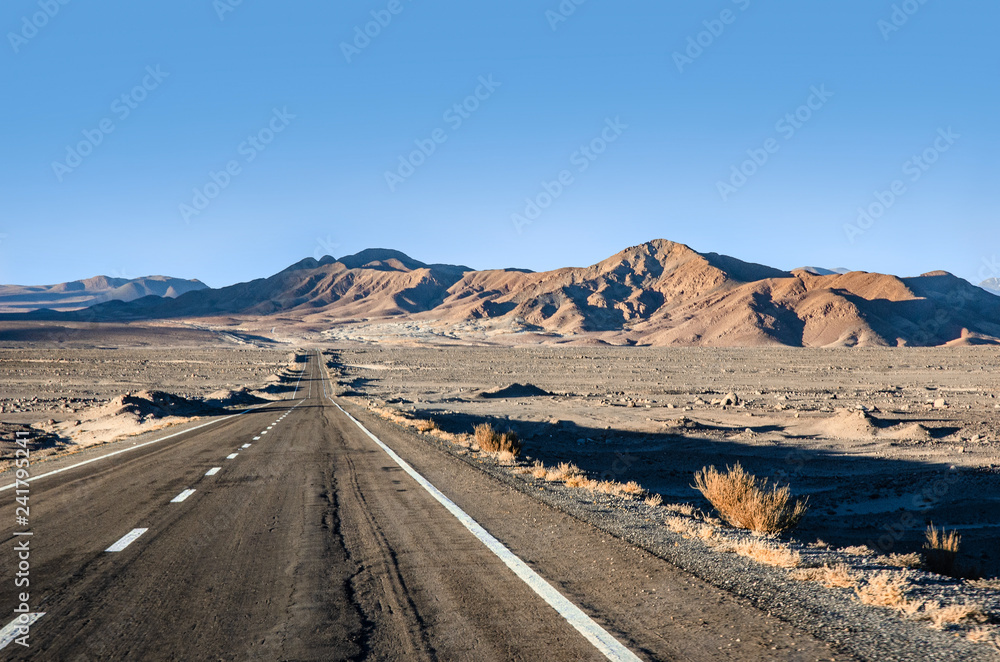 Road in the desert, Atacama