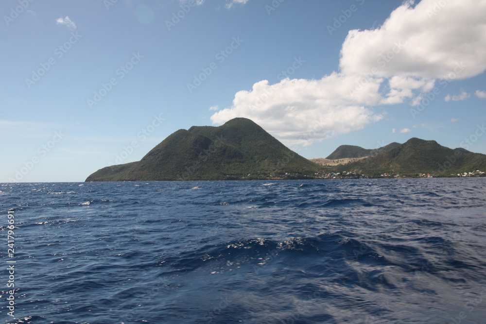 Martinique, l'ancien volcan du morne larchet