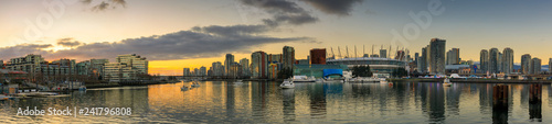 View of False Creek and Vancouver skyline