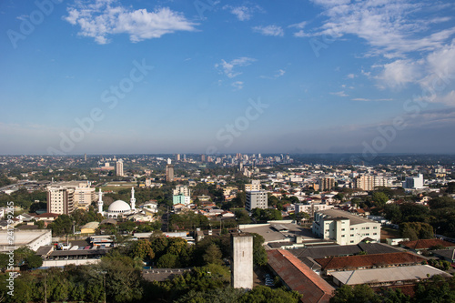 View of the city in the morning