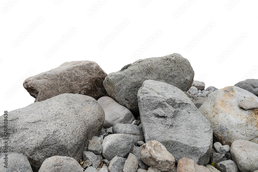 rock isolated on white background rock isolated on white background