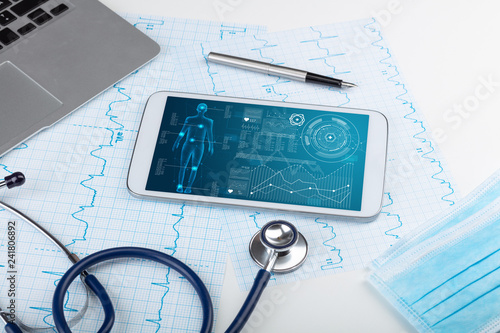 Medical full body screening software on tablet and healthcare devices
