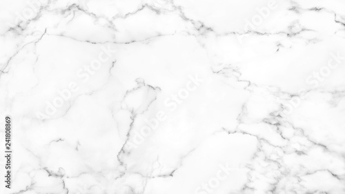 White marble texture with natural pattern for background