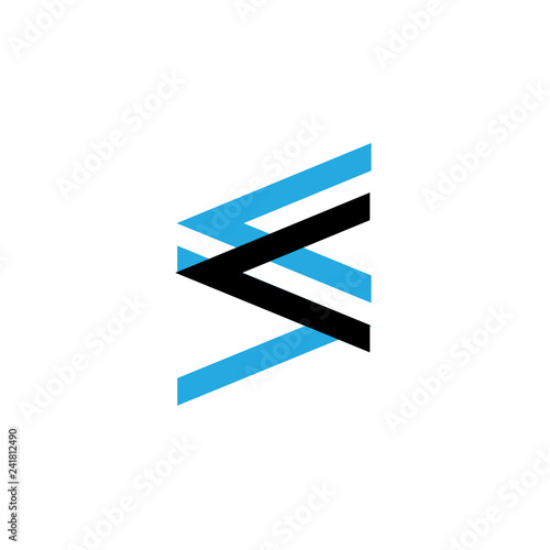 letter sc logo vector