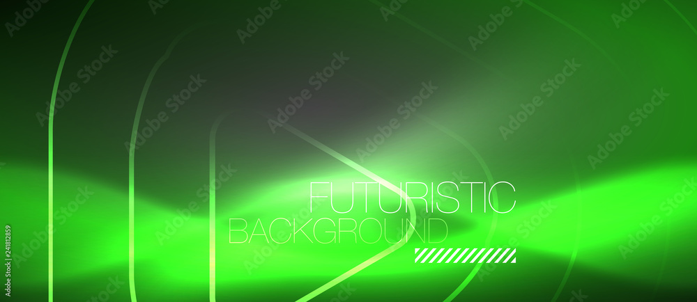 Obraz premium Vector neon color abstract background