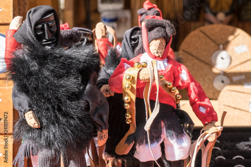 Mamuthones and Issohadores masks