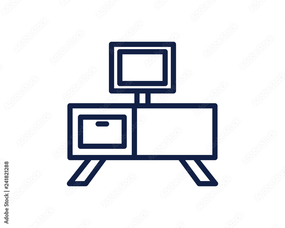 television line icon illustration vector , television line icon illustration design television line icon illustration vector , television line icon illustration design