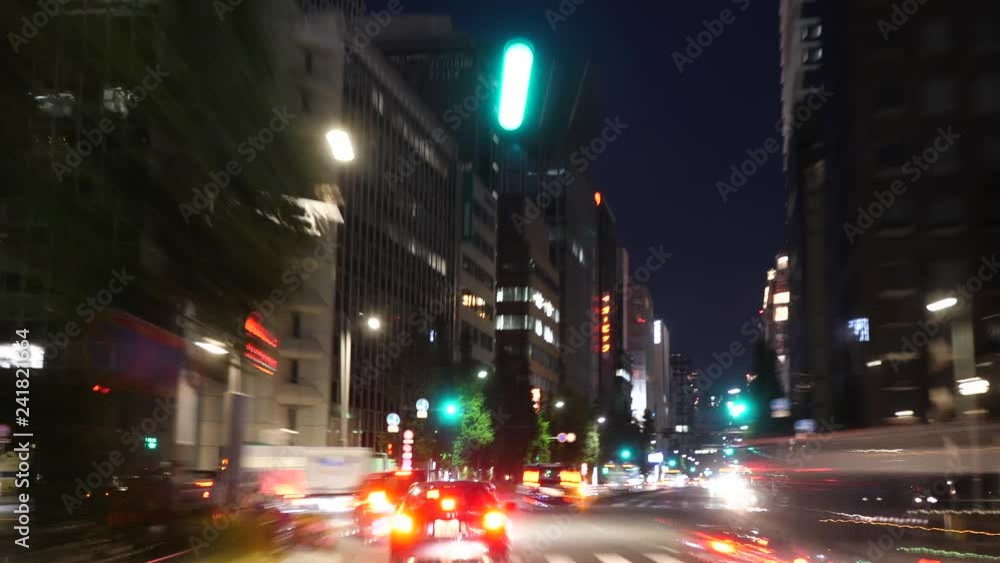 移動映像 / 東京都 八重洲周辺(夜景) 移動映像 / 東京都 八重洲周辺(夜景)