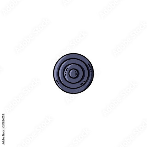 Checkers figure flat icon for websites, infographic, mobile app.