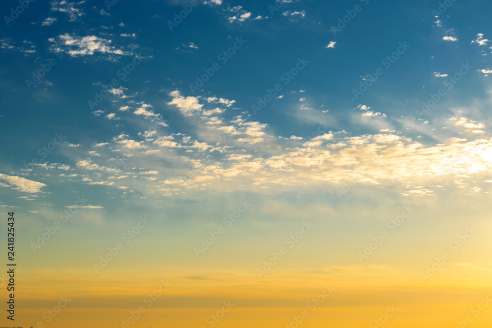 Sky on sunrise Sky on sunrise