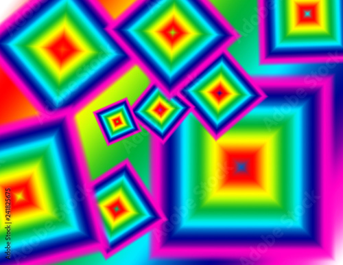 abstract background with squares