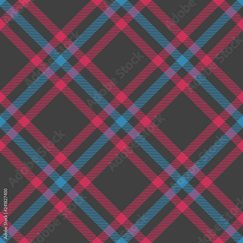 Classic tartan, Merry Christmas seamless patterns.