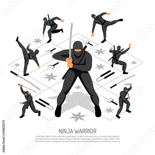 Ninja Warrior Poster 