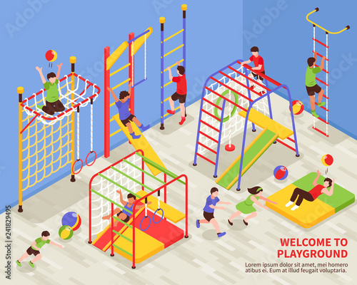 Kids Sports Playground Background