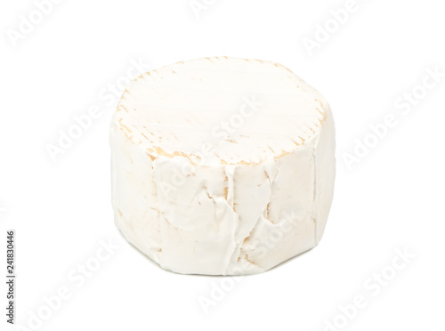 Brie cheese isolated