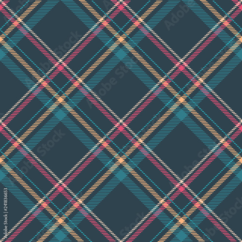 Classic tartan, Merry Christmas seamless patterns.