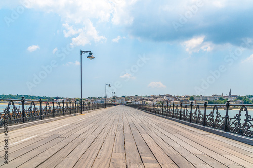 Long pier in Ryde, Isle of Wight, England