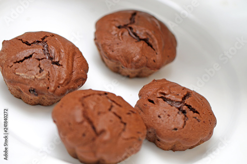 baking in the oven, blushing tasty cookies on the tray
